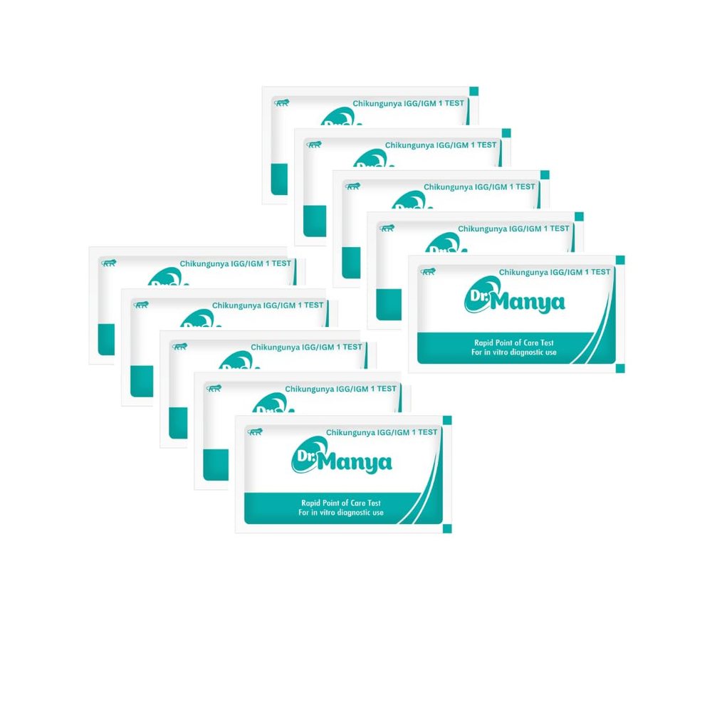 Chikungunya IgG/IgM Antibody Test Kit — Pack of 10