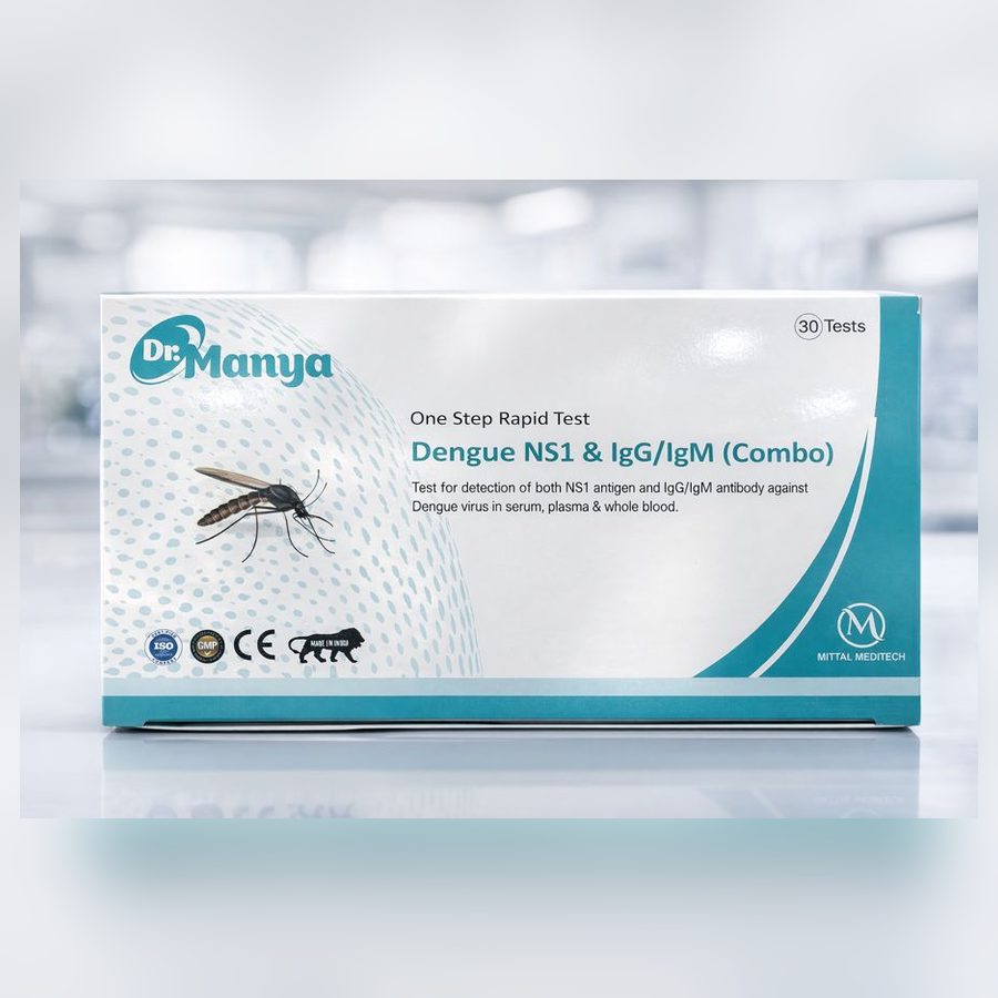 Dengue NS1 + IgG/IgM Combo Kit — Pack of 50