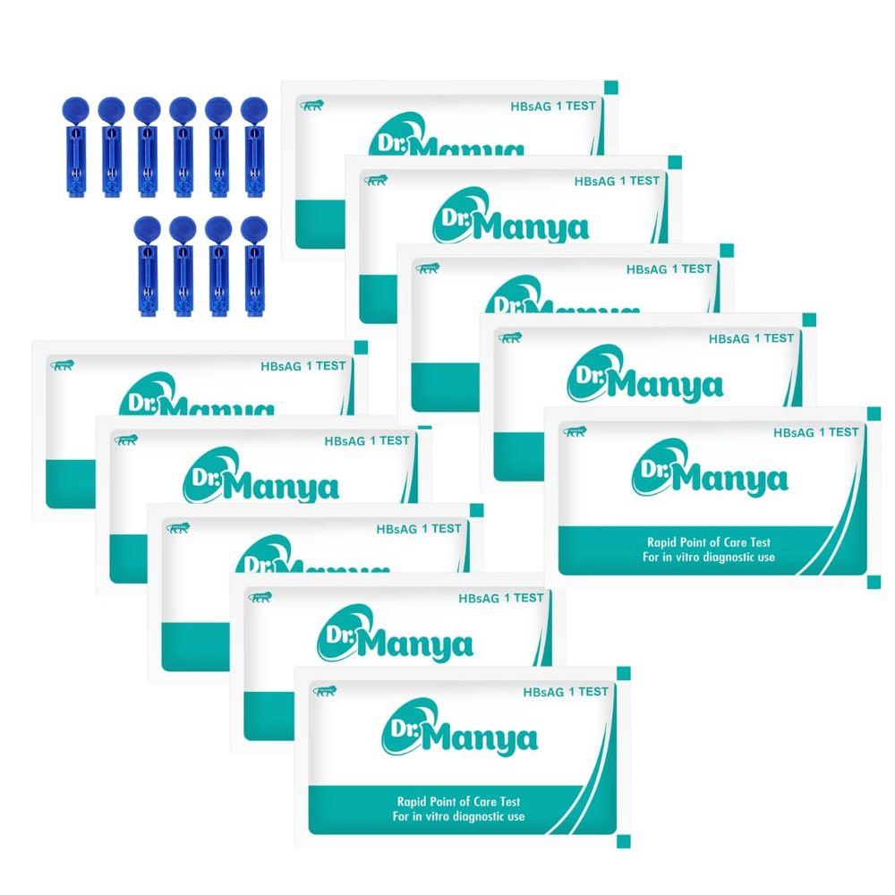 HBsAg (Hepatitis B) Test Card — Pack of 10