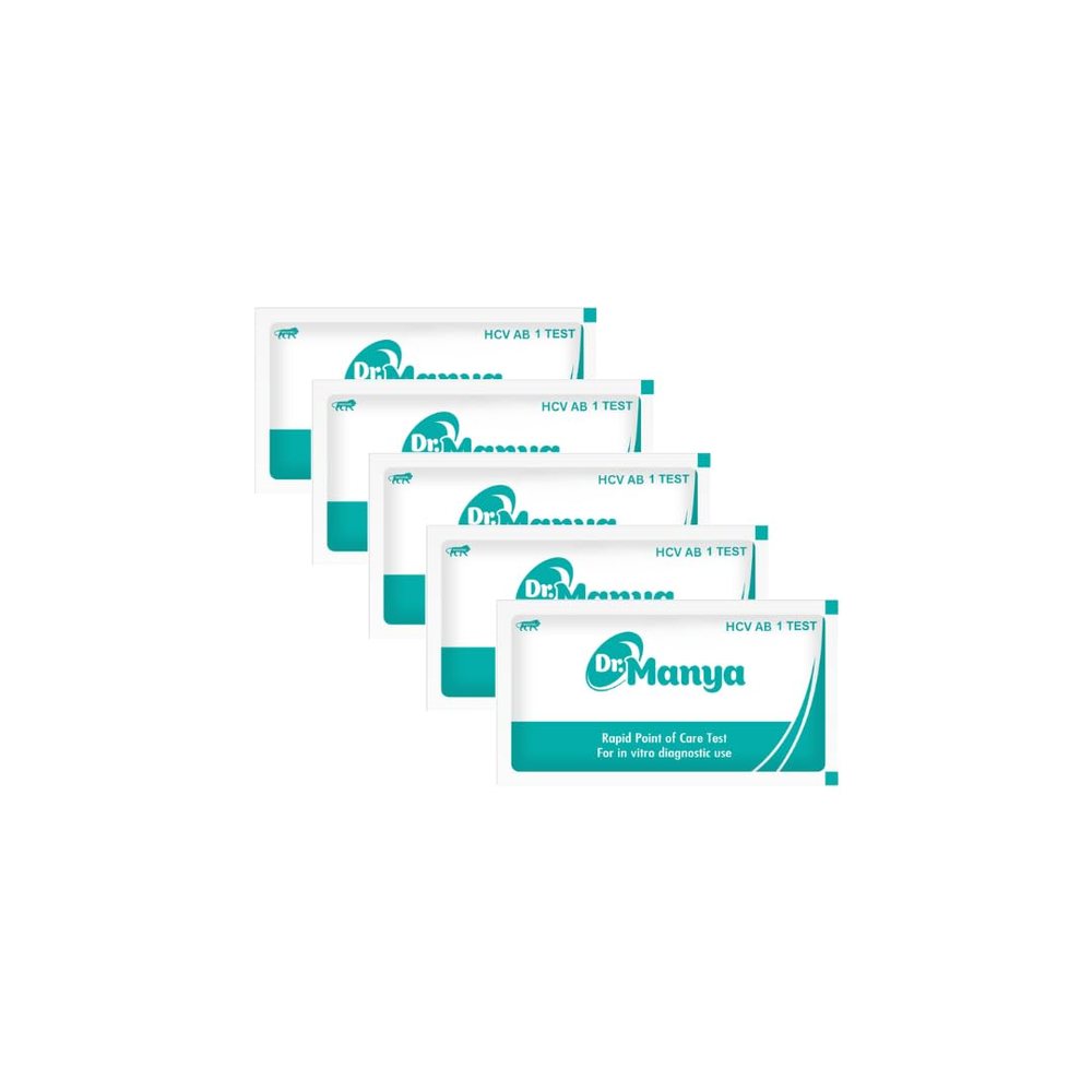 HCV (Hepatitis C) Antibody Test Kit — Pack of 5