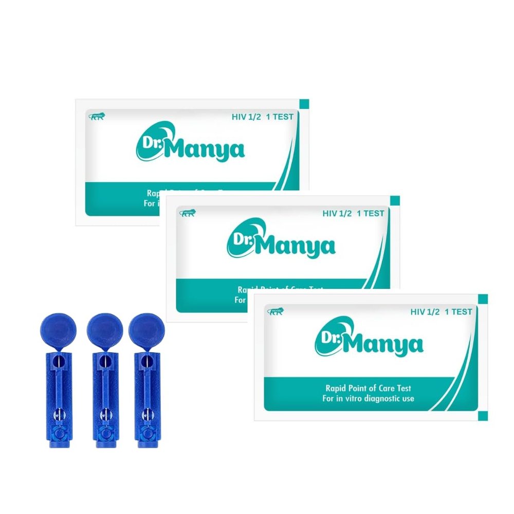 HIV 1/2 Test Kit — Pack of 3