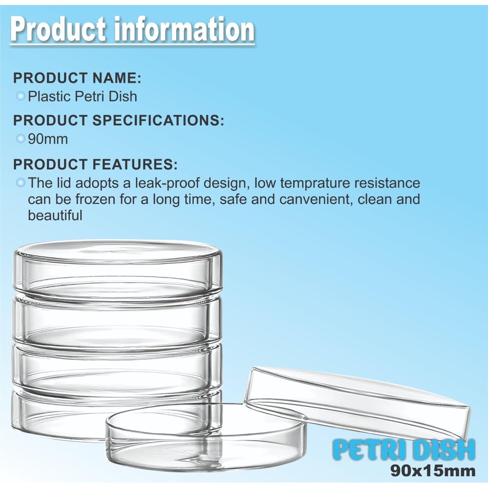 Sterile Petri Dishes with Lids 90 × 15 mm (ETO) — Pack of 10 — image 2