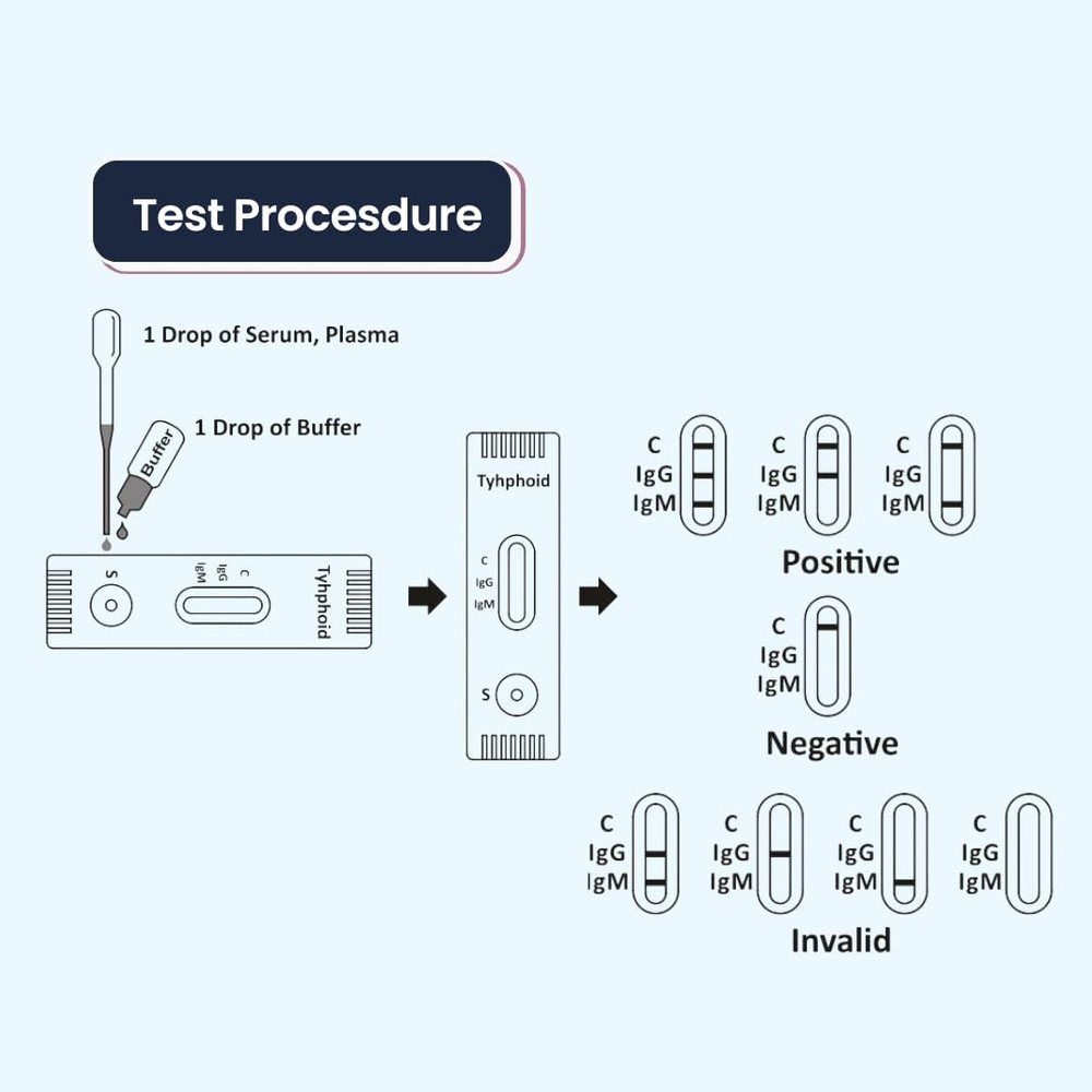 Typhoid IgG/IgM Antibody Test Kit — Pack of 10 — image 2