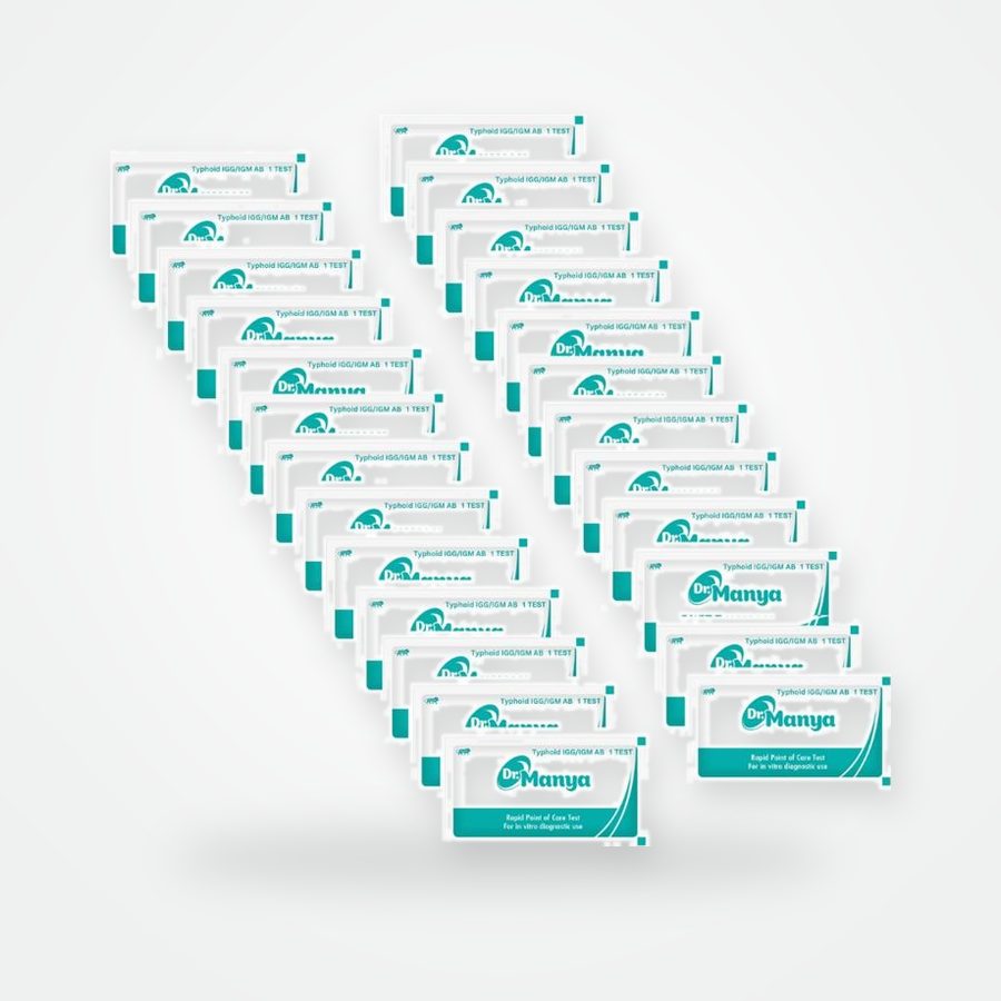 Typhoid IgG/IgM Test Kit — 25 Tests