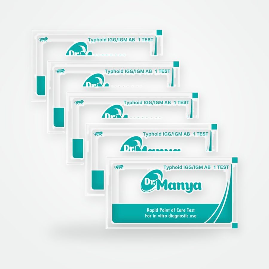 Dr. Manya Typhoid IgG/IgM Test Kit — 5 Tests