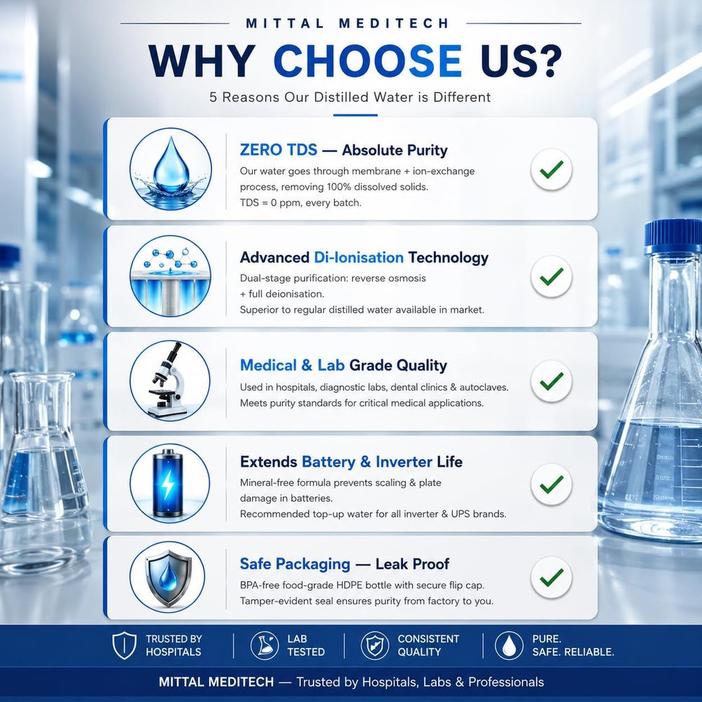 Ultra Pure Deionised Water (TDS 0) — 5 Litre — image 4