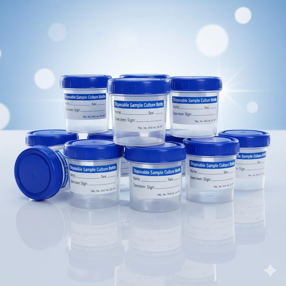 Dr. Manya Urine Collection Container 30 ml, Non-Sterile — Pack of 10