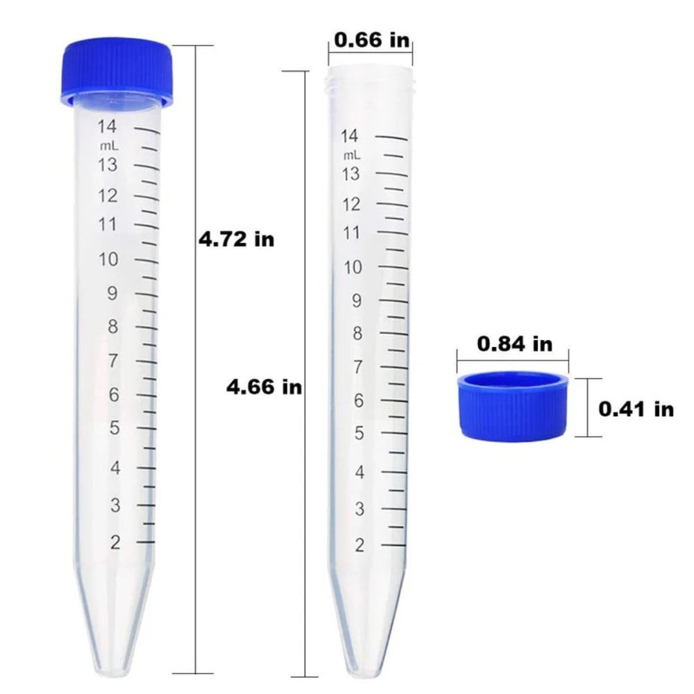 15 ml Centrifuge Tubes, Non-Sterile — Pack of 10 — image 2