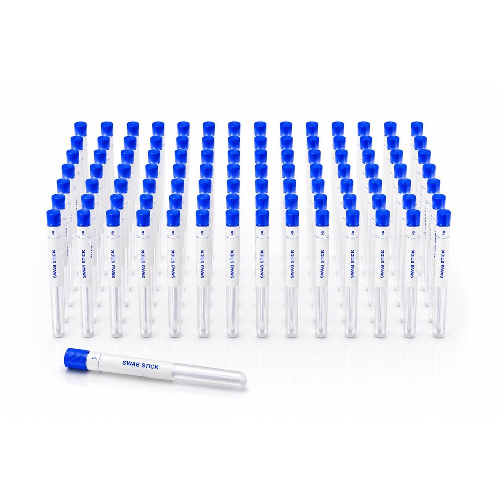 Sterile Cotton Swab Sticks 6 inch — Pack of 50