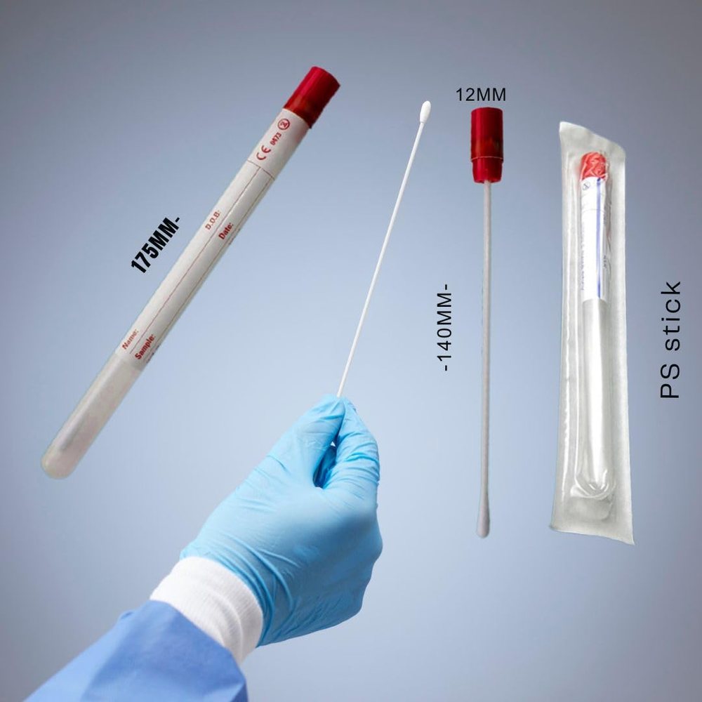Sterile Swab Sticks with Tube 6 inch — Pack of 10 — image 3