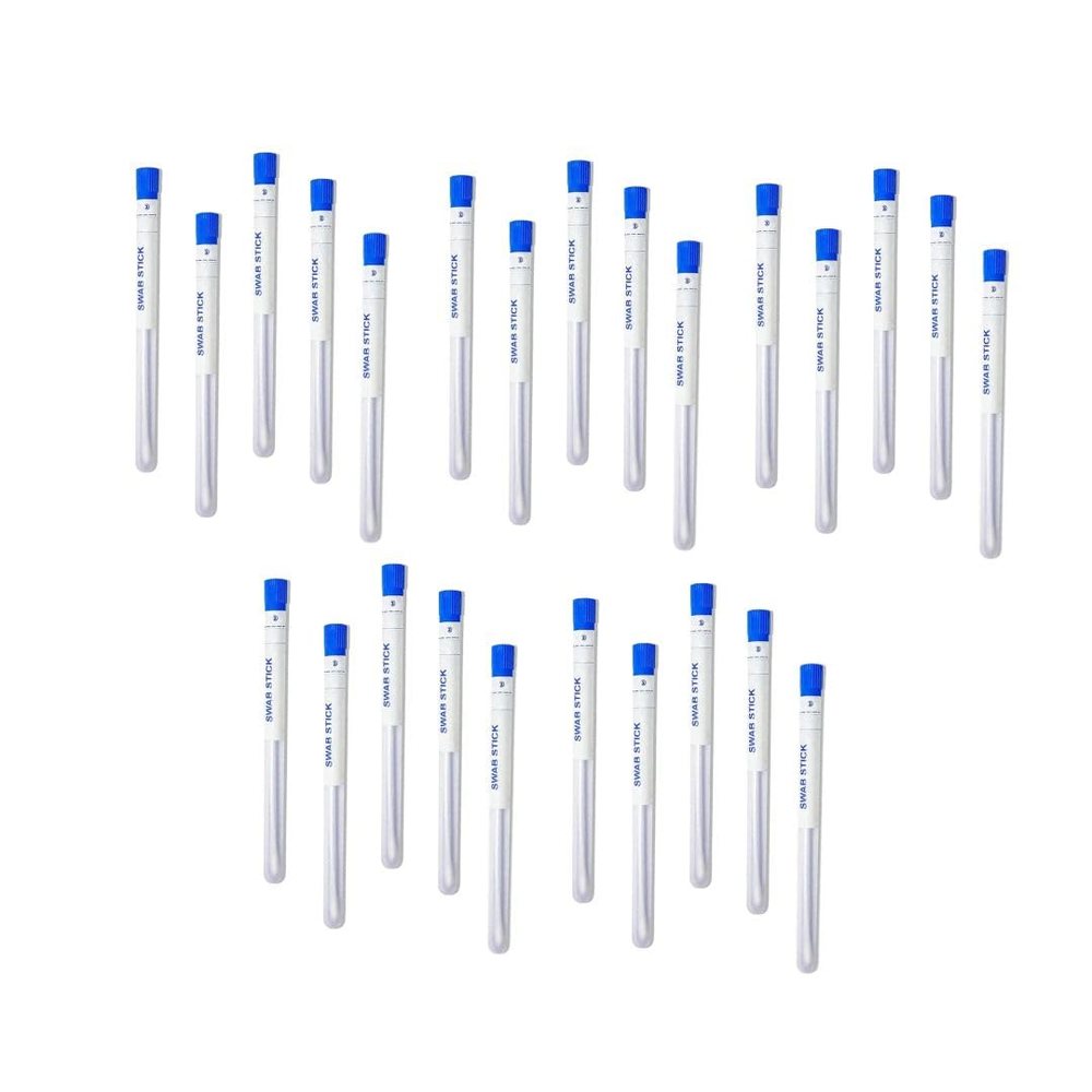 Sterile Swab Sticks with Tube 6 inch — Pack of 25