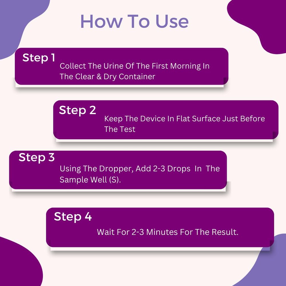 One Step hCG Pregnancy Test Kit — Pack of 5 — image 2
