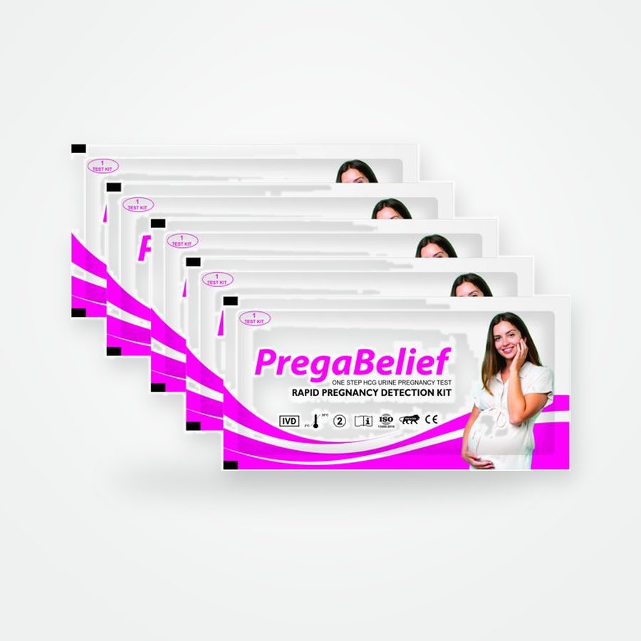 Prega Belief Pregnancy Test Cassette — Pack of 5