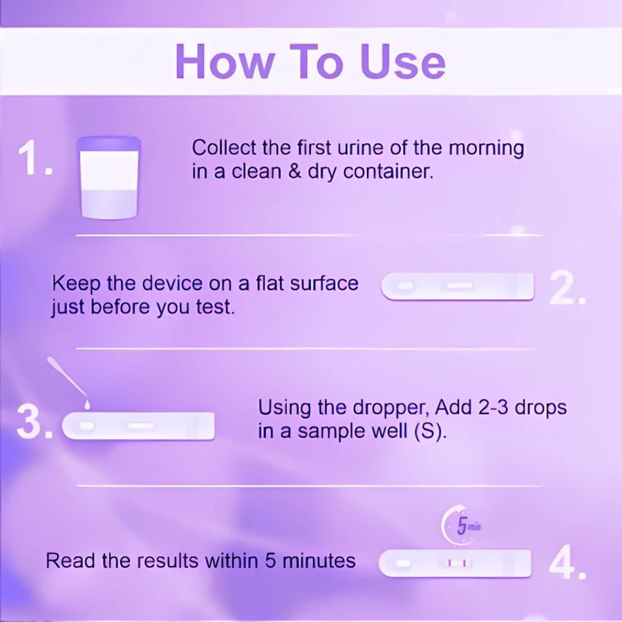 Prega Belief Pregnancy Test Strip — Pack of 10
