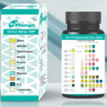 Dr. Manya Urine Test Strips - 100 Strips for Blood, Bilirubin, Urobilinogen, Ketone, Protein, Nitrite, Glucose, pH, Specific Gravity & Leucocytes Testing