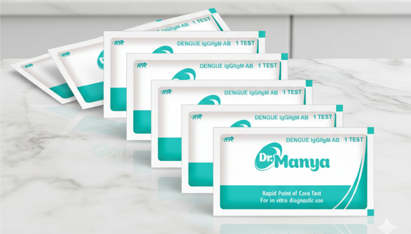 Dr. Manya Dengue IgG/IgM Antibody Test Kit Pack of 10 pcs