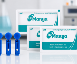 Dr. Manya Chikungunya IgG IgM Rapid Test Kit with Sterile Lancets for Professional In Vitro Diagnostic Use