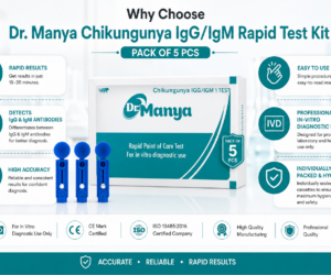 Dr. Manya Chikungunya IgGIgM Rapid Test Kit – Pack of 5